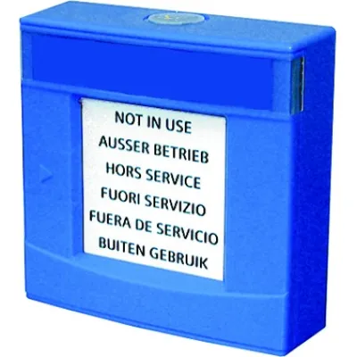 Siemens Gehäuse FDMH293-B blau, mit Glas und Schlüssel