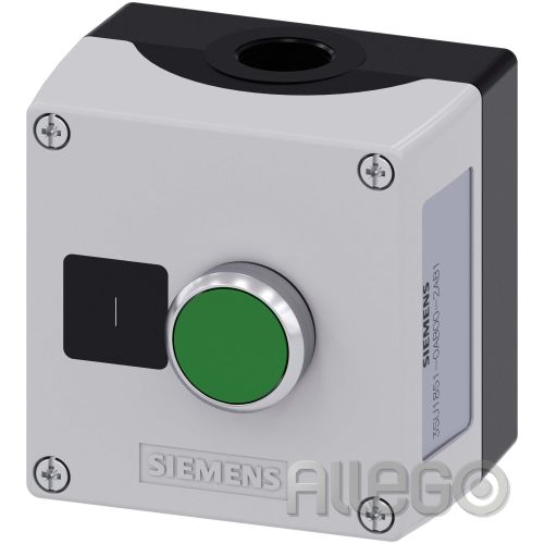 Bild: Siemens Gehäuse für Befehlsgeräte 22mm, r 3SU1851-0AB00-2AB1
