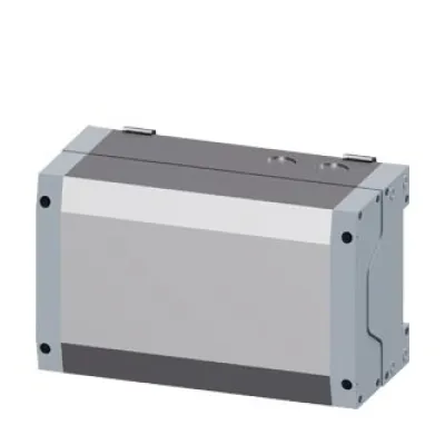 Siemens Abgangskasten BD01-GK2X/F BVP:034288 | 5-polig | 160A | IP54 | Hutschiene 8TE | grau RAL7035 | 245x160x124mm