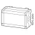 Bild: Siemens Abgangskasten BD01-GK2X/F BVP:034288 | 5-polig | 160A | IP54 | Hutschiene 8TE | grau RAL7035 | 245x160x124mm