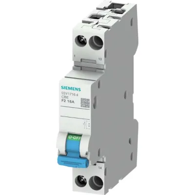 Siemens Geräteschutzschalter 5SY1702-4 | Leitungsschutzschalter 1-polig 2A | AC 230V | IP20