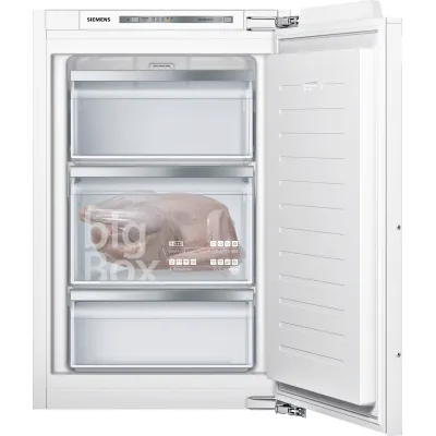 Siemens Einbau-Gefrierschrank GI21VAFE0 iQ500 | 96 l | lowFrost | BigBox | SuperGefrieren | LED | Festtür | 88 cm | E