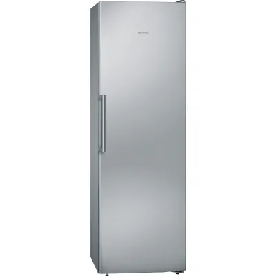 Siemens Standgefrierschrank GS36NVIEP | 242l NoFrost | Energieklasse E | bigBox | 186x60x65cm | Edelstahl
