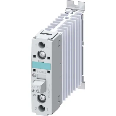 Siemens Halbleiterschütz 3RF2320-1DA04 | 1-phasig | 20A | 15–24V DC | AC51 | 48–460V | verschleißfrei | Hutschiene
