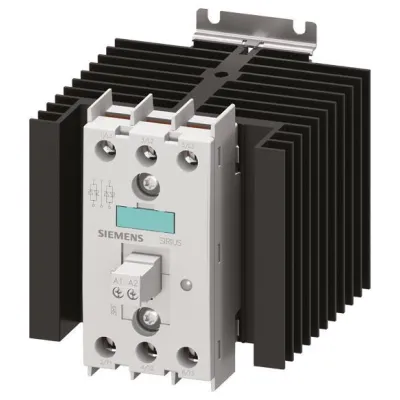 SIEMENS Halbleiterschütz 3RF2440-1AB45 | 3-phasig | AC51 40A | 48-600V | 4-30V DC | Schraubanschluss | Reihe montierbar