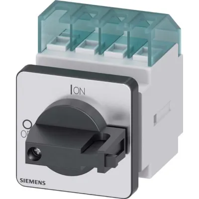 SIEMENS Hauptschalter 3LD2022-0TK11 | 3-polig 16A 7,5kW | Lasttrennschalter IP65 | Frontmontage | verriegelbar