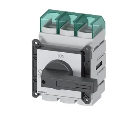 Siemens Hauptschalter 3LD2305-0TK11 | Lasttrennschalter 3-polig 160A | IP65 | Knebel schwarz | 75kW 400V
