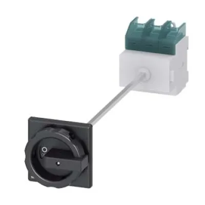 Siemens Hauptschalter 3LD2814-0TK51 | Lasttrennschalter 3-polig 125A | 45kW 400V | IP65 | kurzer Drehgriff