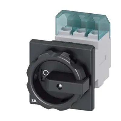 Siemens Hauptschalter 3LD2254-0TK51 | 32A 3-polig | Lasttrennschalter IP65 | Einbau | Frontbefestigung | verriegelbar