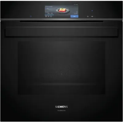 Siemens Einbau-Backofen HB978GMB1 | iQ700 Serie | Pyrolyse | 71 Liter | Home Connect | 13 Heizarten | Schwarz/Edelstahl