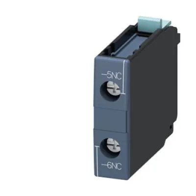 Siemens Hilfsschalterblock 3RH1921-1CD01 | 1 Öffner verzögert | aufsteckbar | 6A | Schraubanschluss | SIRIUS | für 3RT1