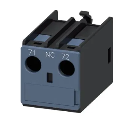 Siemens Hilfsschalterblock 3RH2911-1AA01 | 1 Öffner NC | 6A AC | aufsteckbar | Schraubanschluss | für Schütze S00/S0