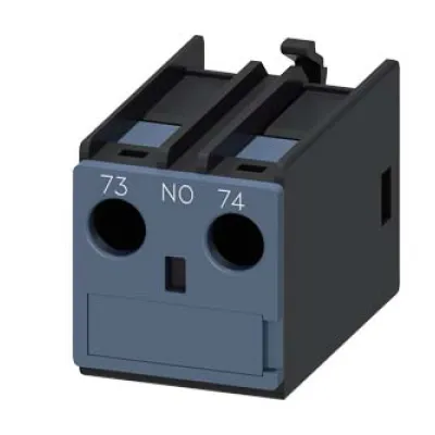 Siemens Hilfsschalterblock 3RH2911-1AA10 | 1 Schließer | S00/S0 | Schraubanschluss | 6A AC | frontseitig anbaubar | ABS