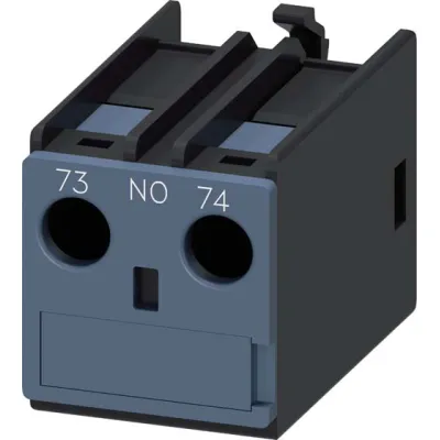 Siemens Hilfsschalterblock 3RH2911-1AA10 | 1 Schließer | S00/S0 | Schraubanschluss | 6A AC | frontseitig anbaubar | ABS