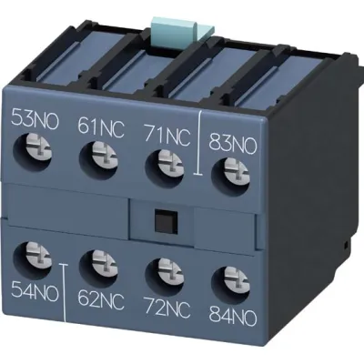 Siemens Hilfsschalterblock 3RH1921-1XA22-0MA0 | SIRIUS | 2NO+2NC | 6A AC-15 | 4-polig | Schraubanschluss | aufsteckbar