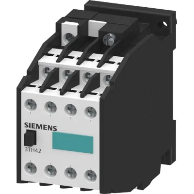Siemens Hilfsschütz 44E 3TH4293-0AP0 | 4NO+4NC | AC 230V 50Hz 277V 60Hz | DIN EN 50011 | Schraubanschluss | 6A