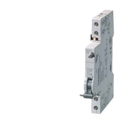 Siemens Hilfsstromschalter 5ST3010-2 | 1S+1Ö | für Leitungsschutzschalter | mit Prüftaste | universell montierbar | DC