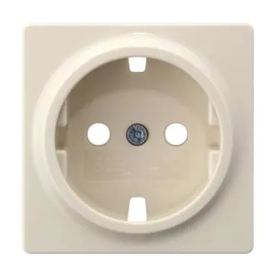 Siemens Steckdosenabdeckung 5UH1046 | DELTA i-system | Abdeckplatte 55x55 mm | Schuko-Steckdose | elektroweiß