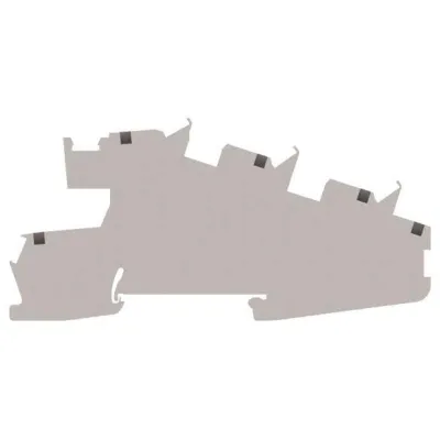 Siemens Installationsklemme 8WH6001-4EF00 | 2,5mm² PE/L/N | 24A | 400V | Hutschiene | Thermoplast | grau