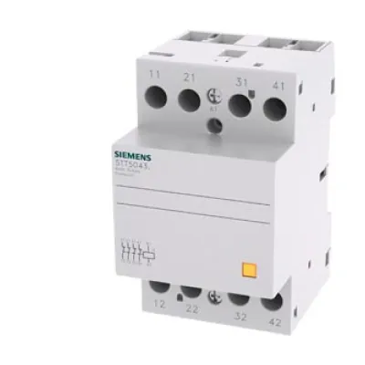 Siemens Installationsschütz 5TT5043-2 | 4 Öffner | 40A | 400V AC | 24V AC/DC | 3TE | IP20 | für Wohn- & Industriebau