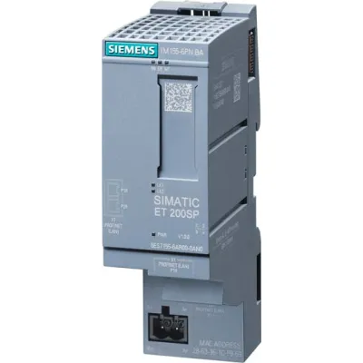 Siemens PROFINET Interface-Modul IM155-6PN Basic 6ES7155-6AR00-0AN0 | SIMATIC ET 200SP | 2x RJ45 | DC 19,2–28,8V | IP20