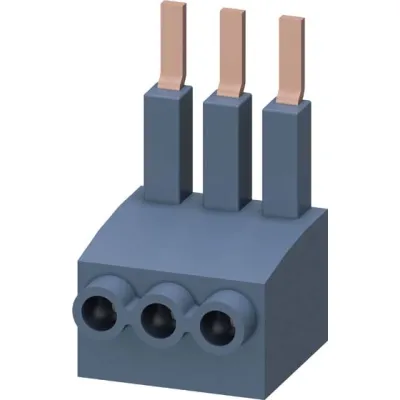 Siemens Einspeiseklemme 3RM1920-1AA | 3-Phasen Motorstarter Zubehör | Schraubanschluss | für SIRIUS 3RM1 | Grau