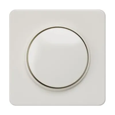 Siemens Abdeckplatte für Dimmer 5TC8904 | DELTA profil | Drehknopf | titanweiß RAL 9010 | glänzend | Kunststoff | IP20