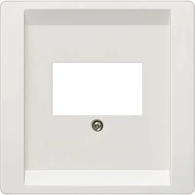 Siemens Abdeckplatte TAE 5TG1342 DELTA style | Zentralplatte | Unterputz | Kunststoff | glänzend | titanweiß | 68x68 mm