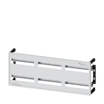 Siemens DIN-Einbausatz Alpha400/630 8GK4351-2KK32 | 6 Schienen | 300x750mm | grau | ohne N-PE-Klemmen