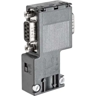 Siemens Profibus Anschlussstecker 6ES7972-0BB12-0XA0 | SIMATIC DP | RS485 | 90° Kabelabgang | PG-Buchse