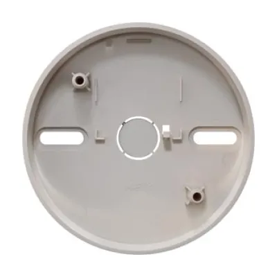 Siemens Aufputz Anschlussdose 5TC1297 | Rauchmelder Sockel | 230V | Ø93x27mm | titanweiß (ähnlich RAL 9010)