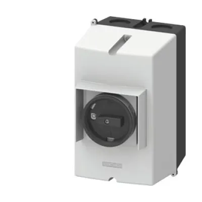 Siemens Aufbaugehäuse 3RV19231DA01 | Aluguss IP65 | 72mm Einbaubreite | PE-Klemme | 105x170x135mm | silber