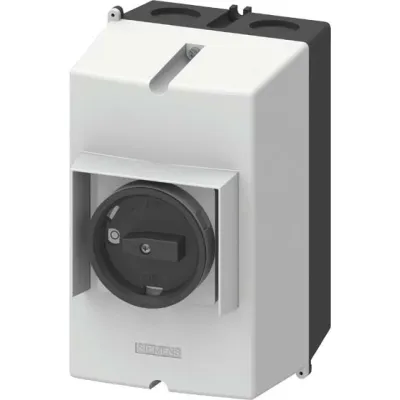 Siemens Aufbaugehäuse 3RV19231DA01 | Aluguss IP65 | 72mm Einbaubreite | PE-Klemme | 105x170x135mm | silber
