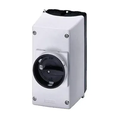 Siemens Isolierstoff-Aufbaugehäuse 3RV1923-1CA00 IP55 | abschließbar | 54mm | Kunststoff | metrische Kabeldurchführung