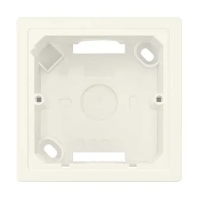 Siemens Aufputzgehäuse 5TG2901 | DELTA line | 1-fach | Kunststoff | flache Bauform | titanweiß | RAL 9010