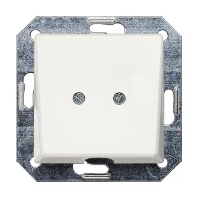 Siemens Auslassplatte 5TG2566 DELTA i-system | Abdeckplatte 55x55 mm | Kunststoff Thermoplast | IP20 | titanweiß