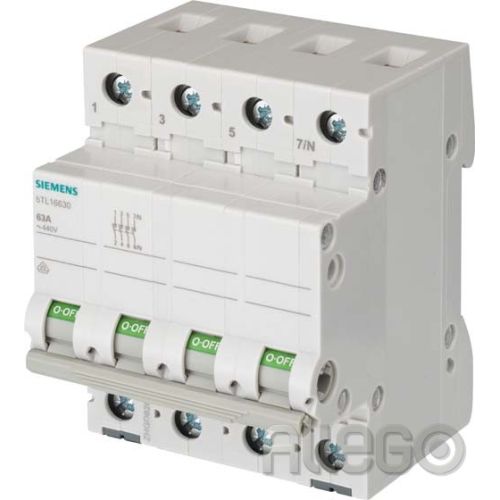 Bild: Siemens IS Ausschalter 63A,3pol.+N 5TL1663-0