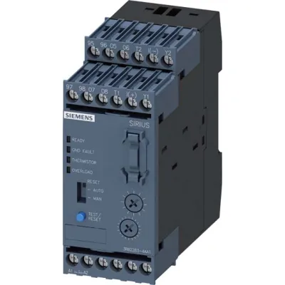 Siemens Überlastrelais SIRIUS 3RB2283-4AA1 | Motorvollschutz Auswerteeinheit monostabil | S00–S12 | IP20 | Grau
