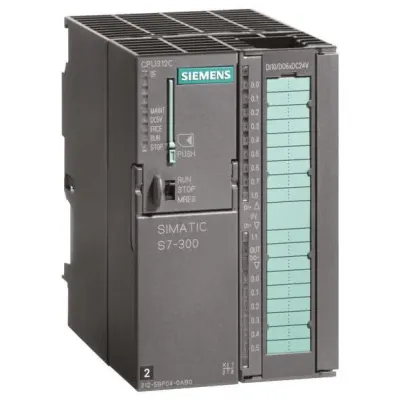 Siemens S7-300 CPU 312C | 6ES7312-5BF04-0AB0 | Kompakt-CPU | MPI | 10DE/6DA | 64kB | 24VDC | 2x Zähler 10kHz
