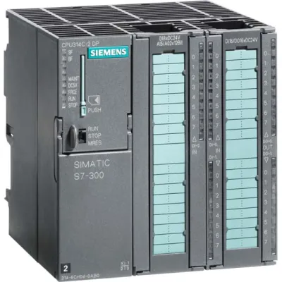 Siemens SIMATIC S7-300 CPU 314C-2 DP | 24DI/16DO | 4AI/2AO | DP | 192kB | 6ES7314-6CH04-0AB0