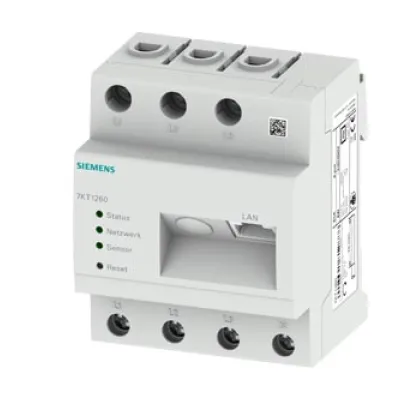 Siemens 7KT1260 Daten-Manager | Energiemonitoring | Modbus TCP | Mehrkanal Strommessung | Weiß