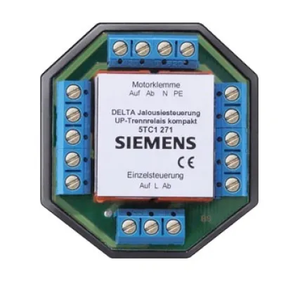 Siemens Jalousie-Trennrelais 5TC1271 | Unterputz | für 2 Motoren | 230V 8A | kompakt | Jalousiesteuerung