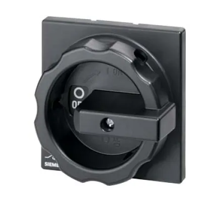 Siemens Drehantrieb 3LD9224-1B | Zubehör für Haupt- & Not-Aus-Schalter 3LD2 | 25A 32A | Vierlochbefestigung | schwarz