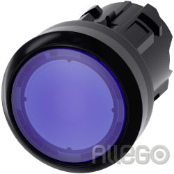 Siemens IS Drucktaster 22mm, rund, blau 3SU1001-0AB50-0AA0