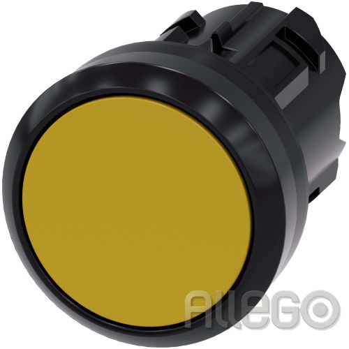 Bild: Siemens IS Drucktaster 22mm, rund, gelb 3SU1000-0AB30-0AA0