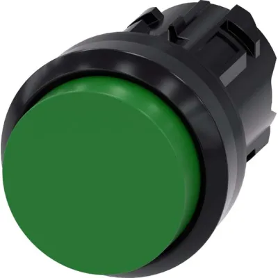Siemens Drucktaster 3SU1000-0BB40-0AA0 | rund | Ø 22mm | Kunststoff | IP68 | tastend | Frontmontage | grün