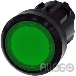 Siemens IS Drucktaster 22mm, rund, grün 3SU1001-0AA40-0AA0
