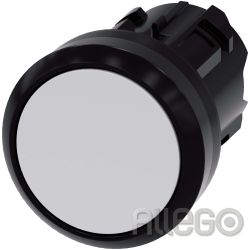 Siemens IS Drucktaster 22mm, rund, weiß 3SU1000-0AB60-0AA0