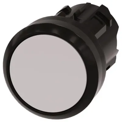 Siemens Drucktaster 3SU1000-0AB60-0AA0 | 22mm rund | Kunststoff | weiß | IP68 | SIRIUS ACT | tastend