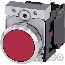 Siemens IS Drucktaster Druckknopf, 1Ö 3SU1150-0AB20-1CA0